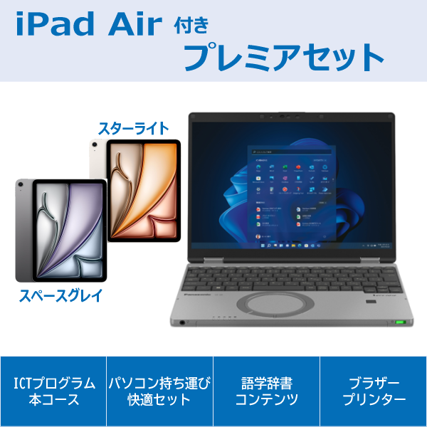 Panasonic Let's note SR4プレミアセットiPad Air付き